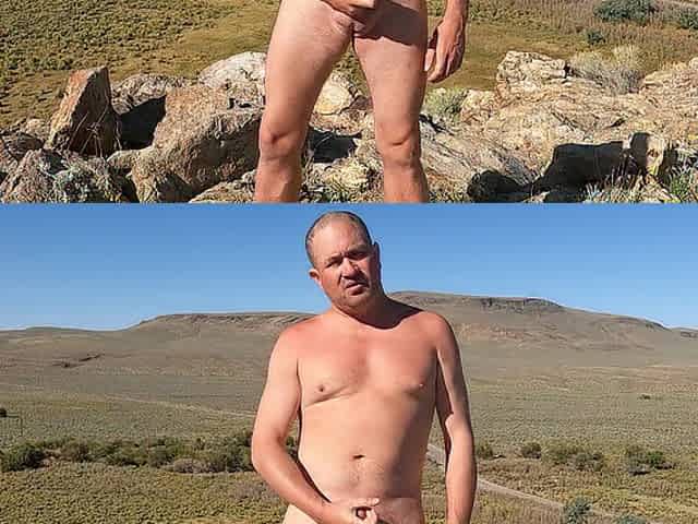Jerkin off in the desert heat. See me cum!