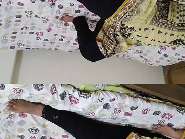 Neighbor Bhabhi Opened the Door While He Was Resting on the Bed