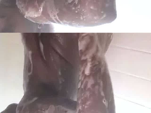 Double Penetration in the Shower with a Sex Toy