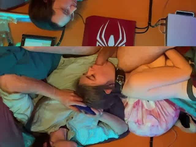 Blonde MILF's Cozy Garden Blowjob