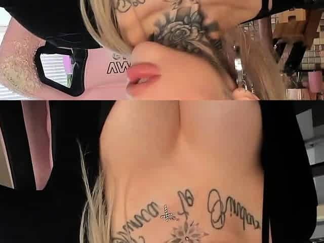 Big boobs webcam slut toys her asshole