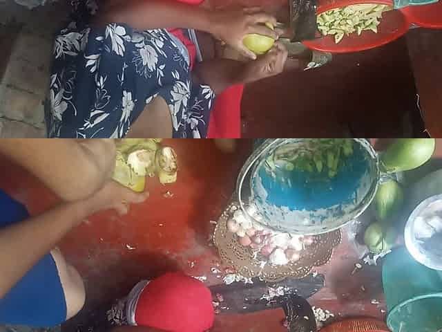 Desi Vabi Sobji Cutting with BF