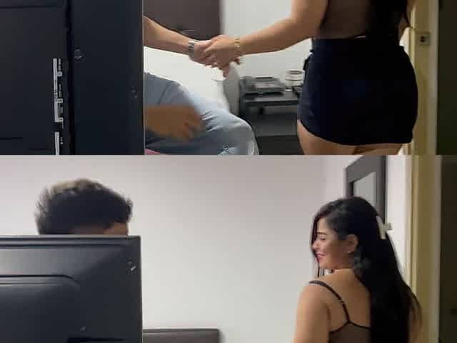 Mi stepmom to cum in her