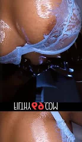 Large breasts black mother i'd like to fuck gets pounded by the masseur and groans to climax