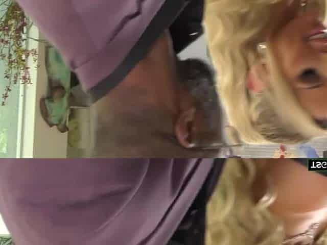 Large tits t-girl Brittney Kade pleases her ebony sugardaddy