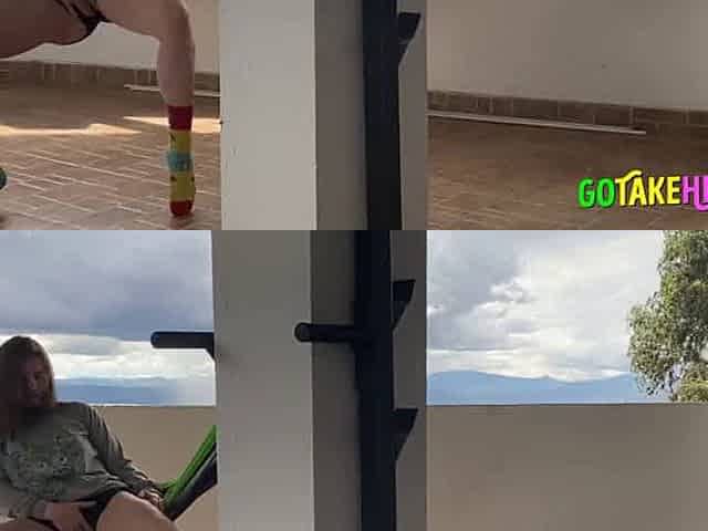 Blonde Babe Squirts in Public! Spy Cam Catches Secret Orgasm