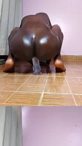 Creamy Huge Dildo Fuck