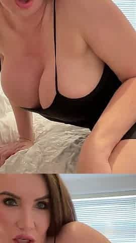 Stepaunty Soph Is Back Satin Nightdress Cum on My Big Ass!!