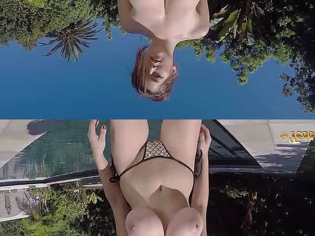 Tessa Fowler - Silver String Bikini Gopro 2