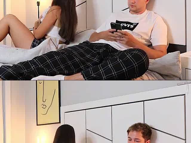 Stepbrother Screwed Virgin Step Sis and Cum Inside Her Taut Cunt!