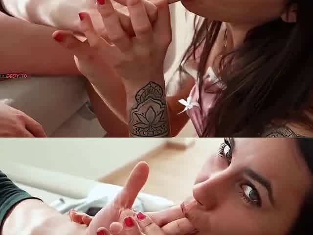 Hot German Model Swallows Jizz