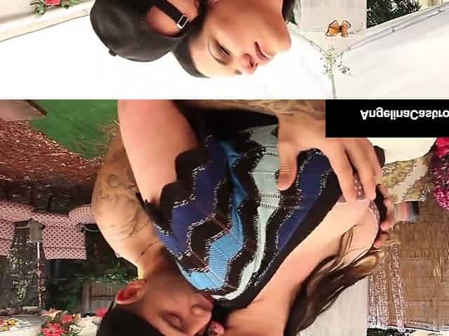 Cuban Cock Sucker Angelina Castro Stuffs Mouth with Stranger