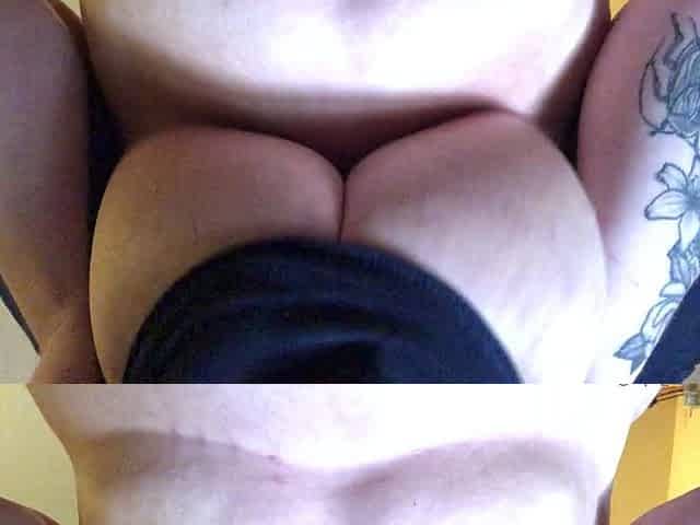 Great Big Boobs On Masturbating Redhead