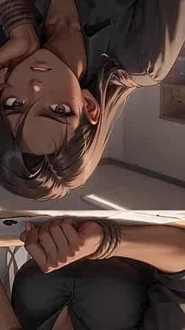 The Bitchin' Business Babe Entices with Her Aroused, Drooling Stare in the Ebony Office - XXX!