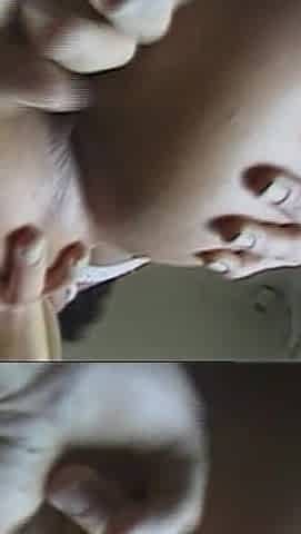 Hot Threesome for a Sexy Brunette and Two Cocks