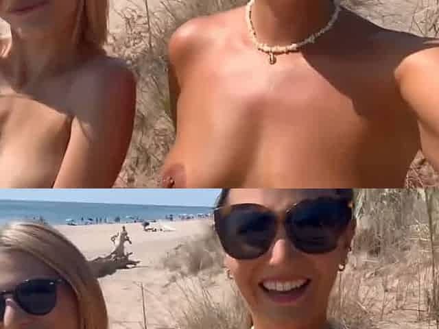 bukkake geant avec 2 coquines