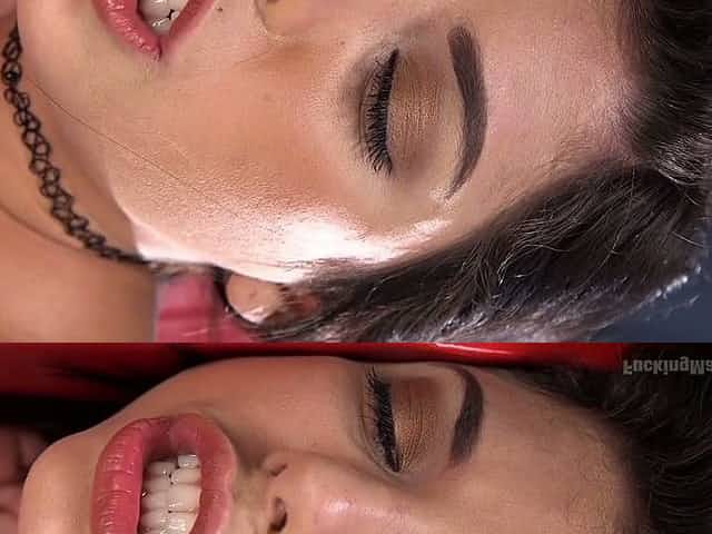 Professional Brazilian hooker Gina Valentina is testing crazy fucking machine
