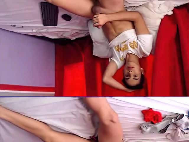 Two hot gay twinks suck each others big cock