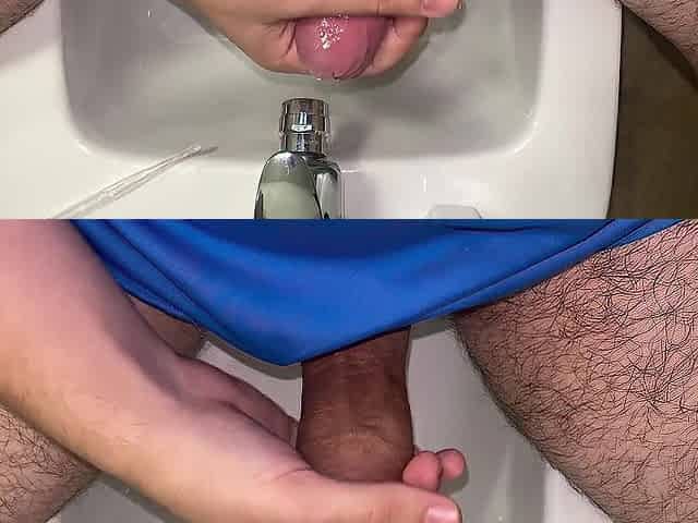 Teen has a giant ejaculation after a small in number weeks of no fap