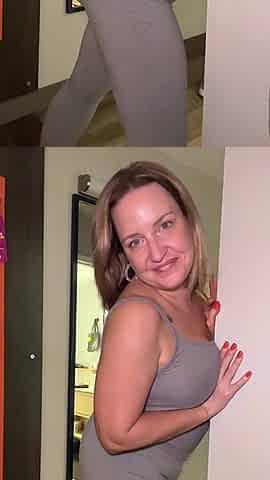MILF Caught Peeing Through Light Yoga Pants