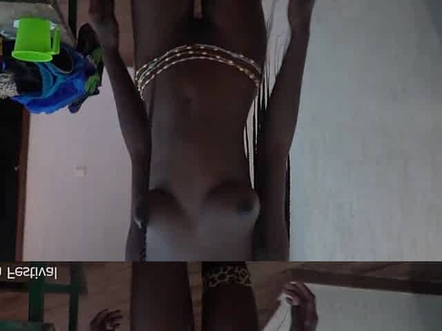 Dolcina is hawt as hell showering her flawless slim Afro body