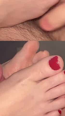 Sexy Wife Footjob Cumpilation Volume One