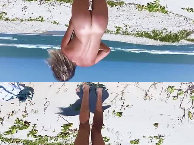 Teasing A Stranger She Didnt Expect Anal Creampie