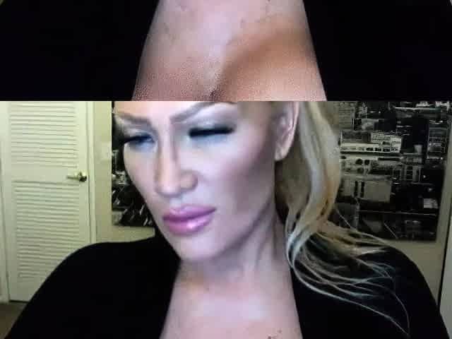 Cute blonde with big boobs solo