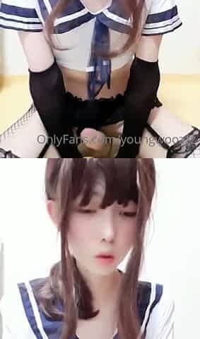 Japanese Teen Orie Okano Being Penetrated With Toys