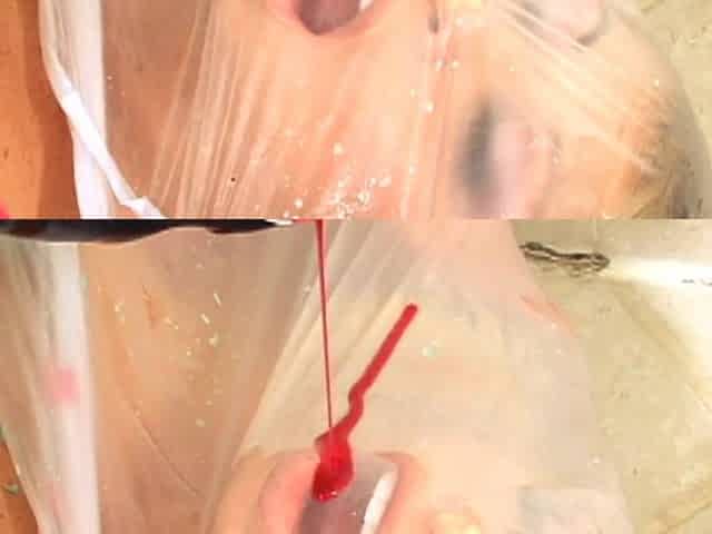 Brooke Haven gilds the latex and gets her butt drilled