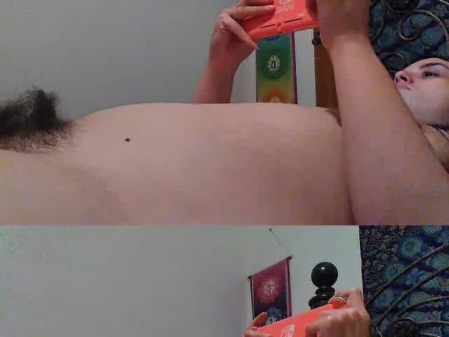 Dj PinkMoonLust - witchcraft in the washroom undressed hotty listening to weird electric music