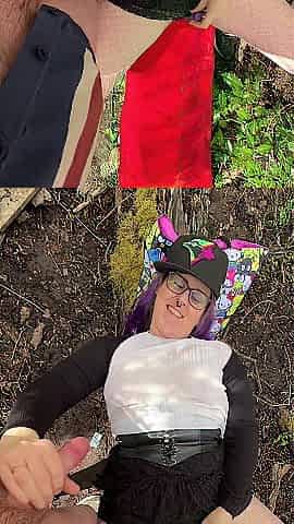 Biggest Facial in the Woods for sassyjbomb