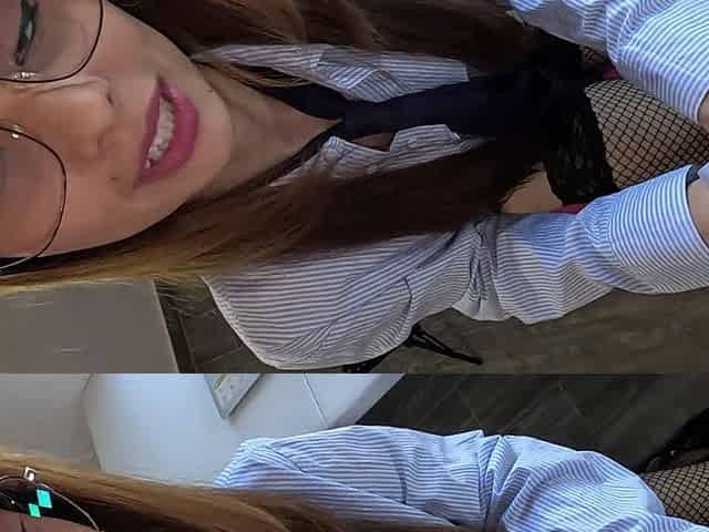 My Boss Catches Me Masturbating in the Office and so That He Won't Fire Me We Had Anal Sex and Blowj