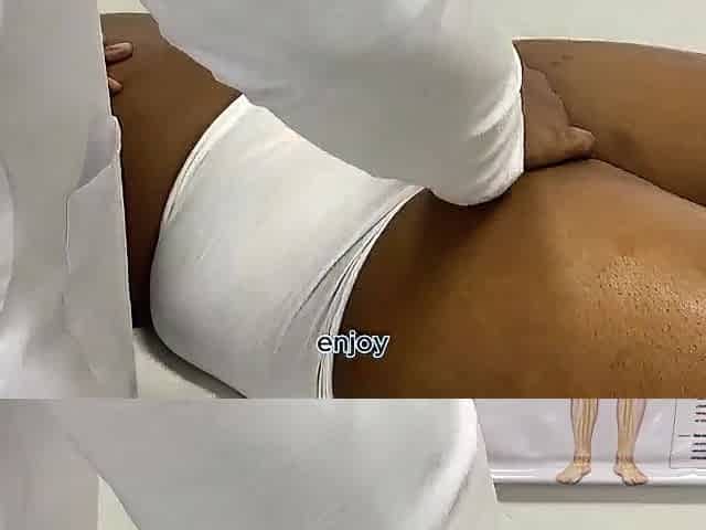 Patient goes in for knee pang, but the doctor recommends inserting his shlong to relieve it.