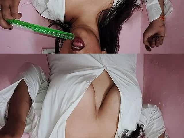 Desi Collage Girl Play with Toy