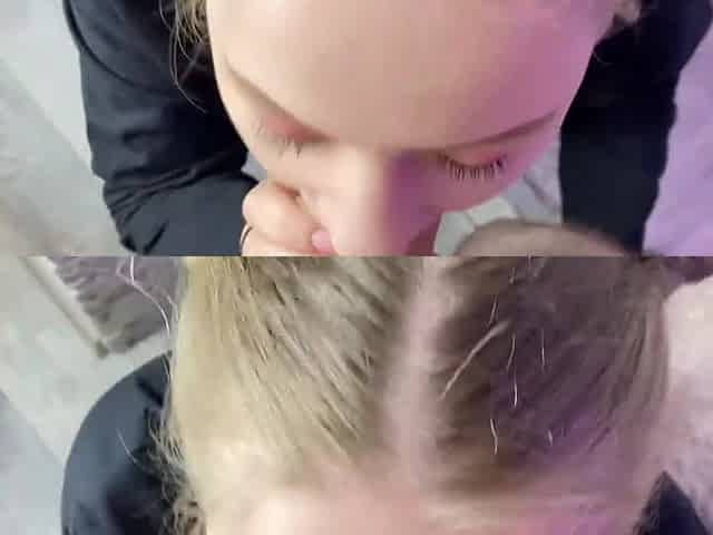 Step Sis sucks my throbbing dick