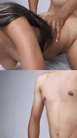 Sensual Amateur Couple Sex - Girl Gets Perfect Fuck and Amazing Creampie Instead of Reading