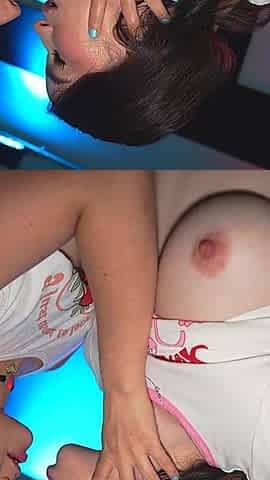 Threesome Petite Latinas Turn the Dance Floor Into an Orgy of Strap-ons and Nipple Clamps!