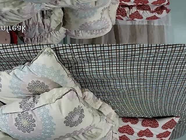 Humping Step Sister Couch and Puffy Comforter. Cumming on Shiny Down Jacket. Short Version.