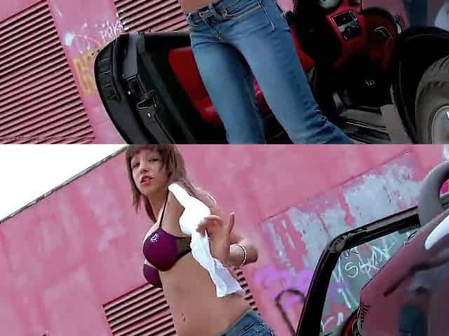 Fayna Vergara Fayna Vergara Striptease in the Parking Lot