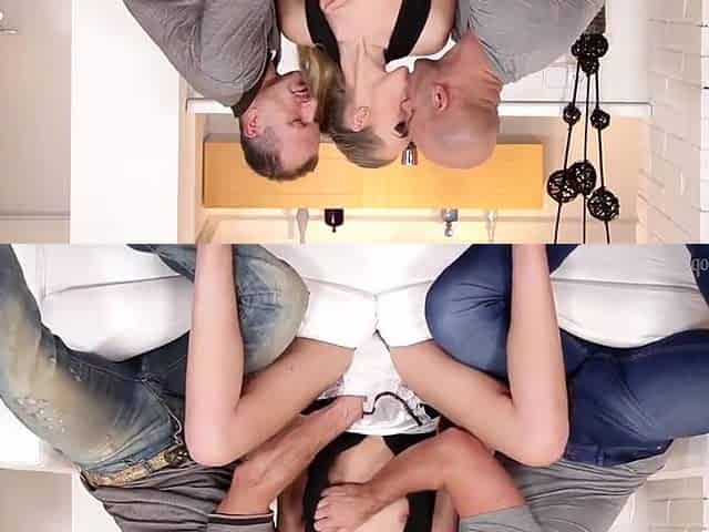Jenny Simons - Leggy Threesome Porn Video