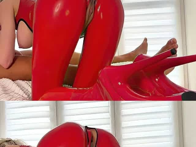 Stepdaddy Sees Me In Latex And Fucks Me Just