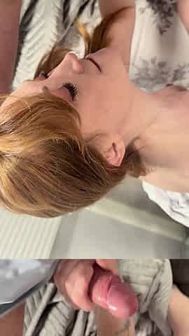 POV Waking up to a Good Throaty Face Fucking and Mouthful of Cum