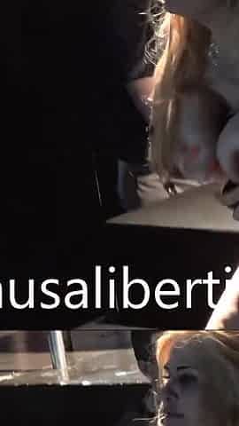Strapon Fucking Lesbian Public Show