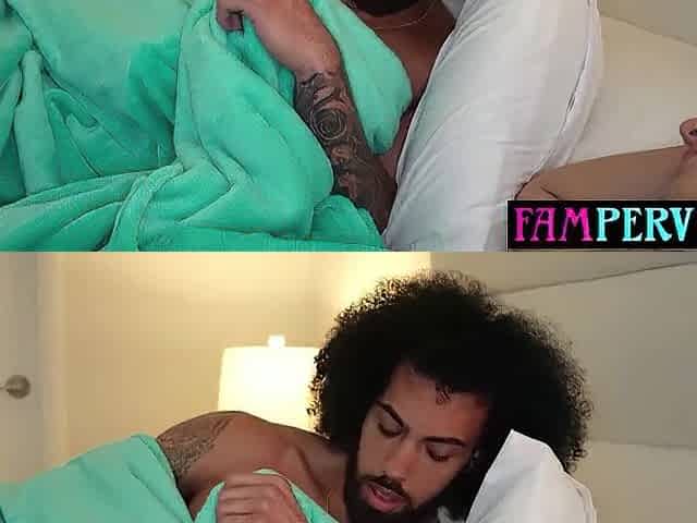 Large ebony cocked stud screwing his small blond stepsis taut twat