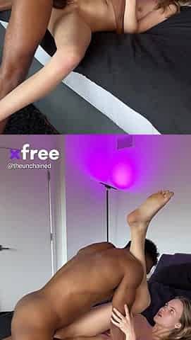 Snowbunny MILF Takes Big Black Cock With Creamy Homemade Finish