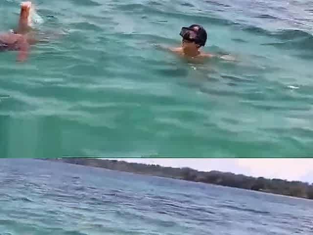 Goes Out Skinny Dipping With New Girlfriend And Teaches Her To Get Throatpies - Heather Deep
