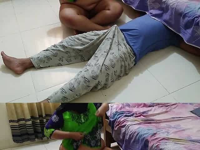 Hijab Muslim Big Butt Hot Maid Gets Stuck Under Bed While Cleaning Bedroom.