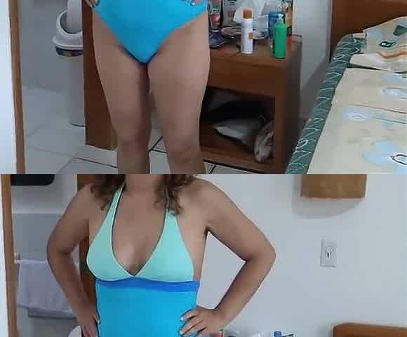 At the beach, I couldn't resist anymore and my brother-in-law screwed me, cum inside.