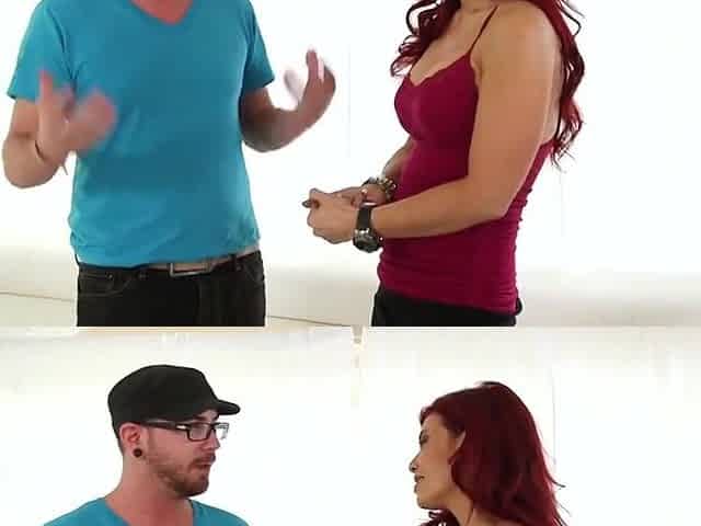 Redhead Wife Blows Chopper - Ryder Skye